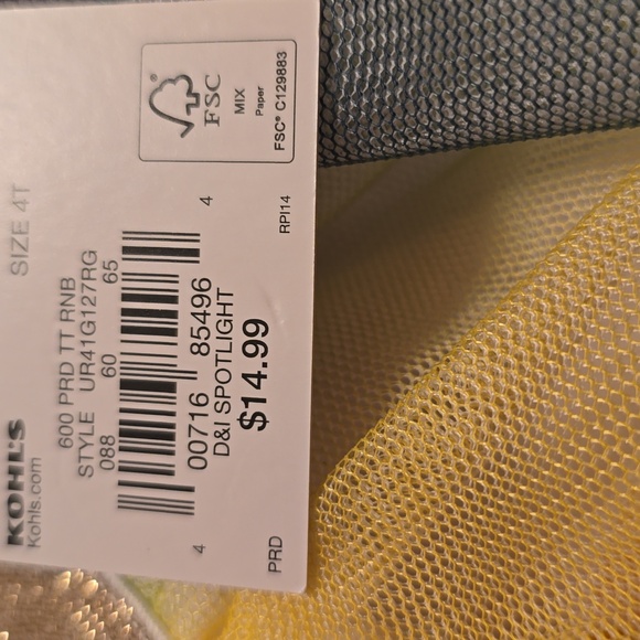 SONOMA BRAND TODDLER GIRLS MULTI COLOR SKORT SIZE 4T - Picture 4 of 8